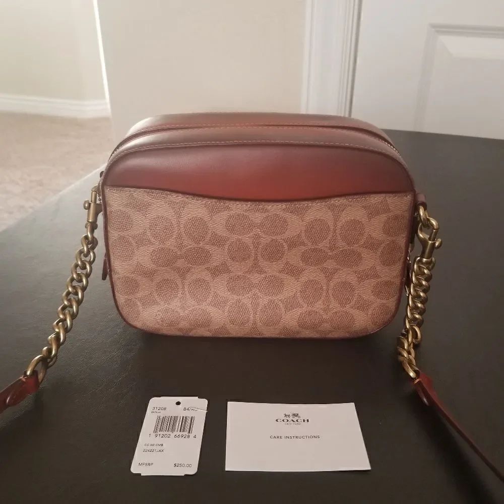 NWT Coach Camera Crossbody 
